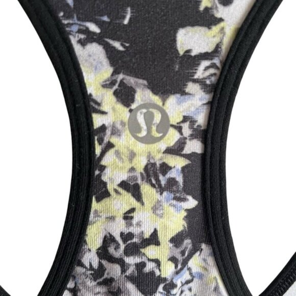 Lululemon Cool Racerback Size 6 Crosscourt Petal Black - Picture 7 of 8